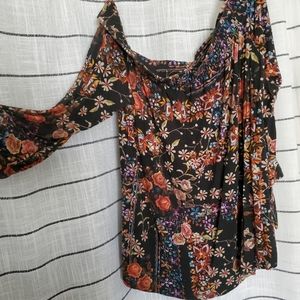 Buckle off the shoulder top